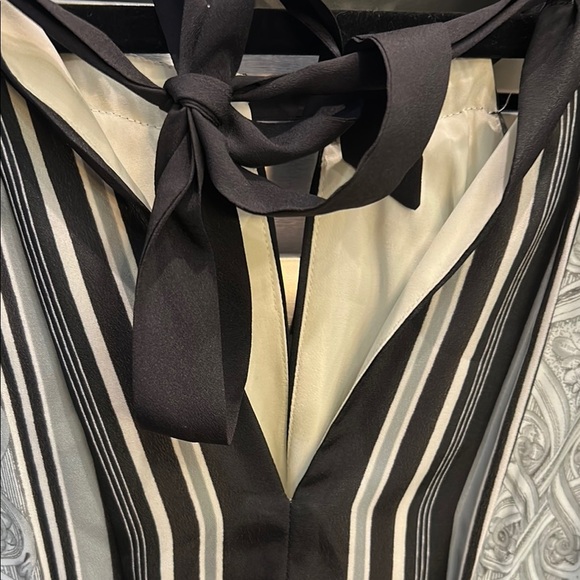 Vince Camuto Black and White Patterned Dress - Picture 8 of 10